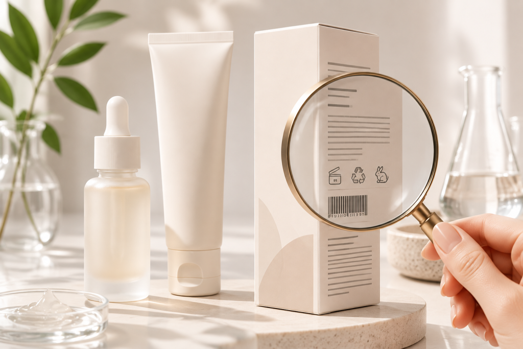 contoh informasi wajib pada label kemasan produk kosmetik