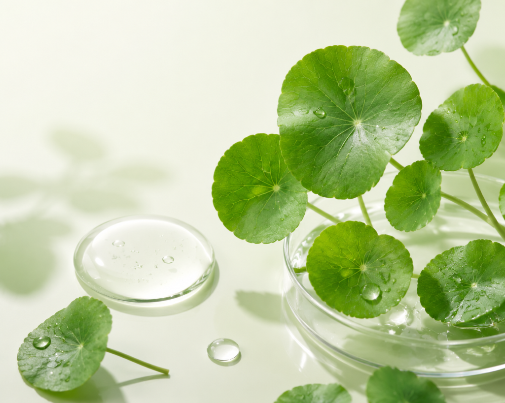 daun pegagan sebagai bahan aktif centella asiatica