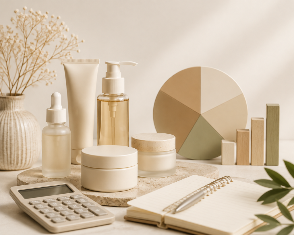 perhitungan struktur biaya dan harga jual produk kosmetik